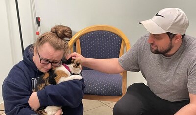 Samantha and her 12-year-old cat, Penny, who was missing from home for 11 days, were happily reunited at Petco Love partner, Dakin Humane Society, thanks to Love Lost’s image recognition technology.