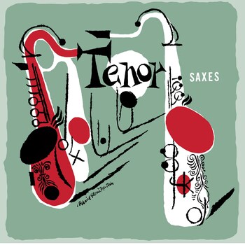 "Tenor Saxes" Fine Art Print by David Stone Martin (1948)