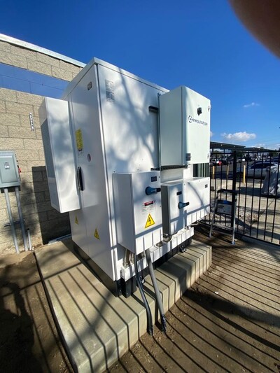 Stellar Solar installed one BYD Chess 60kW/266kWh energy storage system (ESS), integrated with Acumen EMS controls software to deliver Time-of-Use (TOU) Demand Charge Management.