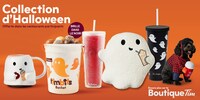 Plongez dans l’esprit de l’Halloween en découvrant la nouvelle collection d’articles d’Halloween à votre restaurant Tim préféré et visitez le BoutiqueTim.ca pour des costumes Tim pour enfants et pour animaux! (Groupe CNW/Tim Hortons)