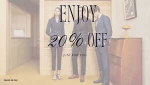 Tailor On Tap Launches Exclusive Discounts for Local Residents and a Chance to Win a Free Suit!