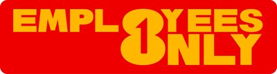 McDonald's 1 in 8 Employees Only logo