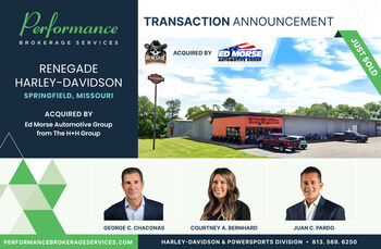 Performance Brokerage Services - Renegade Harley-Davidson - Ed Morse Automotive Group