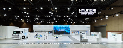 HMG Unveils End-to-End Hydrogen Solutions Hydrogen Roadmap at H2 MEET 2024 (PRNewsfoto/Hyundai Motor Group) HMG Unveils End-to-End Hydrogen Solutions Hydrogen Roadmap at H2 MEET 2024 (PRNewsfoto/Hyundai Motor Group)