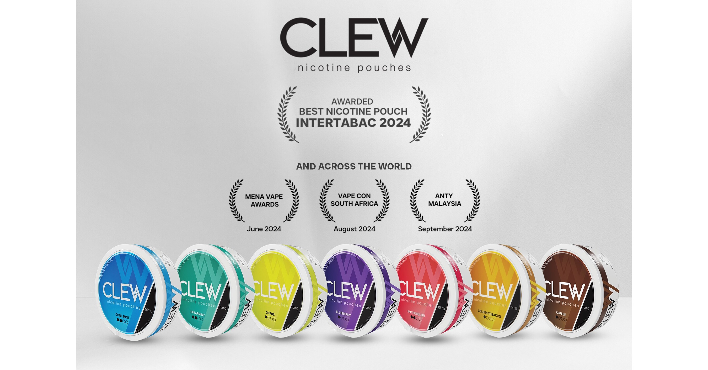 CLEW Nicotine Pouches continues winning streak with Best Nicotine Pouch