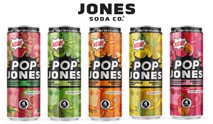 Jones Soda Pops for Health with Lower-Sugar, Better-for-You Pop Jones Line