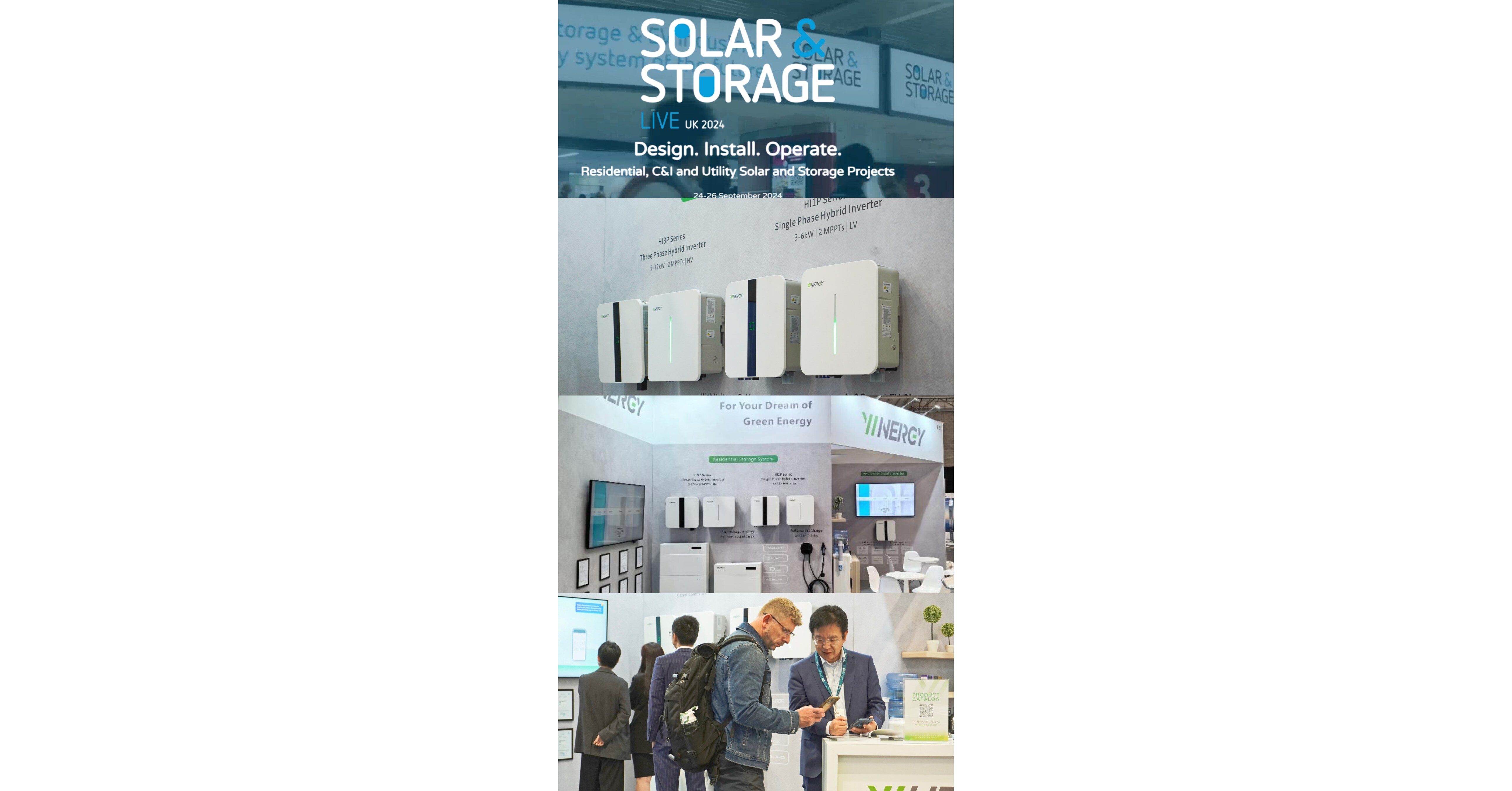 Yinergy Makes UK Debut at Solar & Storage Live 2024, Showcasing Innovative Energy Solutions