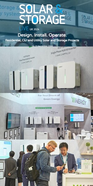 Yinergy debuta en Reino Unido en Solar &amp; Storage Live 2024 y presenta soluciones energéticas innovadoras