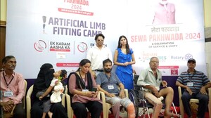 80 Divyangjan got Artificial Limbs fitted during a camp organized by Indian Minorities Foundation at Mumbai