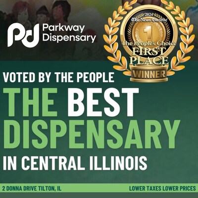 Parkway Dispensary Voted #1 Cannabis Dispensary in Central IL.