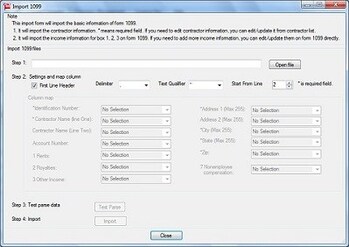 Import Form