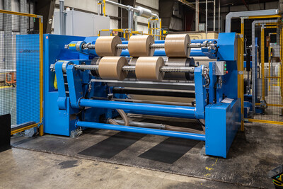 BSP's new Elite Cameron rewinder nearly doubles the Menominee, MI mill's rewinding capacity.