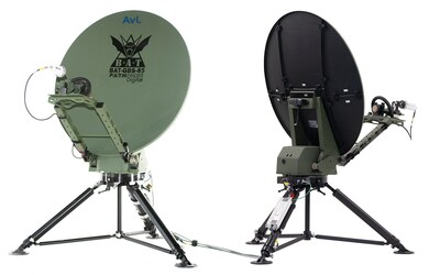 PathFinder Digital's BAT=GBS=85 Transportable Ground Receive Terminal (TGRT) for the Global Broadcast Service program.