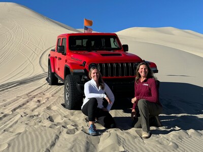 "Jeep® brand is returning to the Rebelle Rally and entering the Gladiator midsize pickup for the first time. Driven by accomplished veteran competitors, Nena Barlow (right) and Teralin Petereit (left), the Desert Rated Gladiator Mojave will showcase its unique capabilities in this women's-only off-road rally."