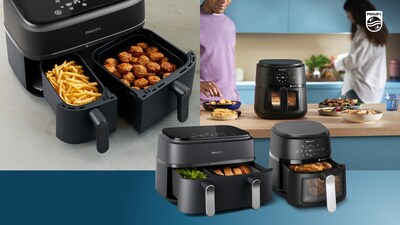 Versuni NA Launches New Philips Airfryer 2000 Series Single Basket and 3000 Series Dual Basket Bringing Cutting Edge Technology to Everyday Cooking