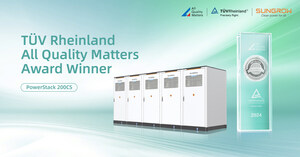 Sungrow's C&I Energy Storage System PowerStack 200CS Wins TÜV Rheinland's All Quality Matters Award