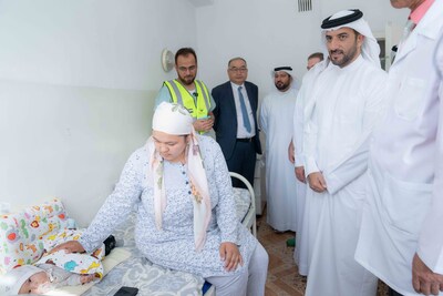 Sultan bin Ahmed launches Small Hearts and Eyes Campaign at the National Hospital in the Kyrgyz Republic