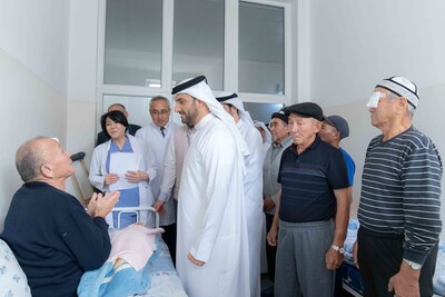 Sultan bin Ahmed launches Small Hearts and Eyes Campaign at the National Hospital in the Kyrgyz Republic