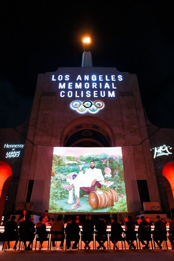 LeBron James and Hennessy Celebrate New Collaboration at LA Memorial Coliseum