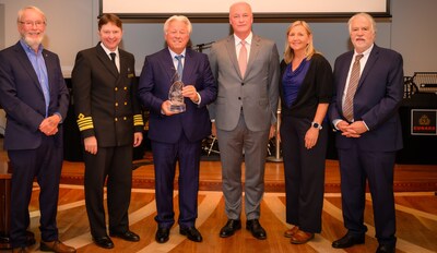 Award presented onboard Cunard’s flagship Queen Mary 2 while docked in Halifax, NS