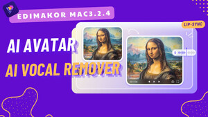 HitPaw Edimakor Mac 3.2.4 Released: Updates Advanced AI Avatar and AI Vocal Remover