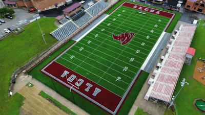 <div>22-TIME STATE CHAMPION ALCOA TORNADOES CONTINUE DYNASTY ON MATRIX HELIX® TURF & CUSHDRAIN® INSTALLED BY HELLAS</div>