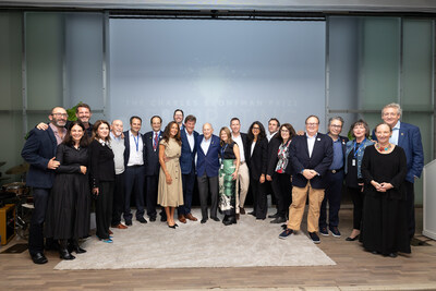 The Charles Bronfman Prize family with founders, judges and laureates.