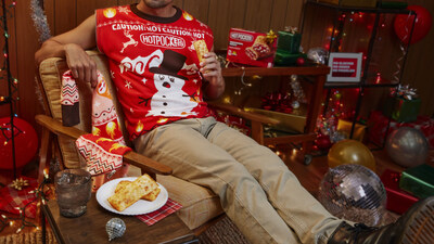 HOT POCKETS® INTRODUCES ITS FIRST-EVER HOLIDAY SWEATER WITH ZIP-OFF SLEEVES TO CELEBRATE THE BRAND REMOVING ITS SLEEVES FROM SNACK PACKAGING