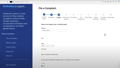 DoNoHarm.report is currently available in Georgia. Intact America plans to expand the service nationwide and is seeking grants and has launched a GoFundMe campaign to help finance expansion.