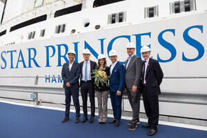 Star Princess Commemorates Construction Milestone with Float Out Ceremony