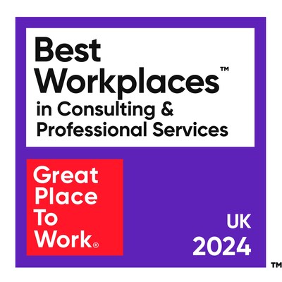 Invisors was named on Great Place to Work UK's Best Workplaces in Consulting and Professional Services List