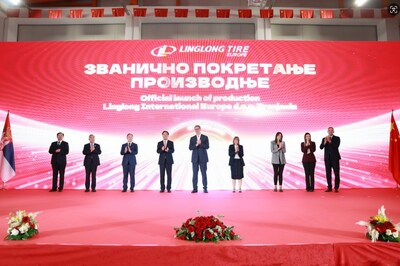 L’usine européenne de Linglong est au stade de la production de masse. (PRNewsfoto/Shandong Linglong Tyre Co., Ltd.)