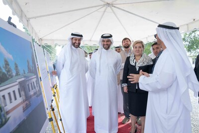 Sultan bin Ahmed lays foundation stone for Al Reeh Al Mursala Clinic in Kyrgyzstan