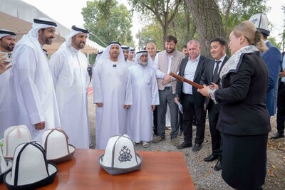 Sultan bin Ahmed lays foundation stone for Al Reeh Al Mursala Clinic in Kyrgyzstan