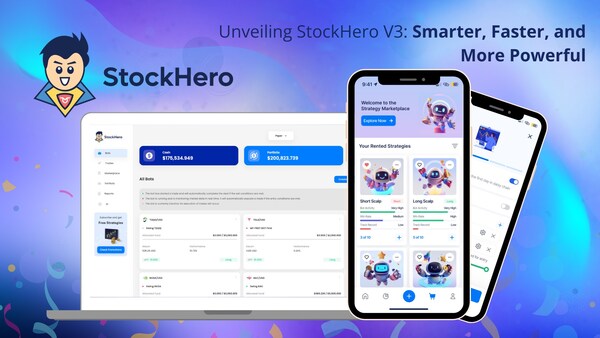 New StockHero Version 3 User Interface