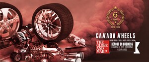 CanadaWheels Recognized for the 6th Consecutive Year on The Globe and Mail's Top Growing Companies List (2019-2024)