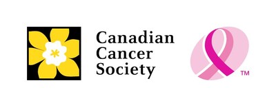 Canadian Cancer Society logo with breast cancer's pink ribbon (CNW Group/Canadian Cancer Society (National Office))