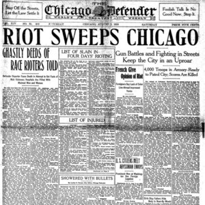 Chicago 1919: Lessons from the Past for a United Future