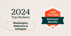 Mployer announces the 2024 winners of the "Top Employee Benefits Consultant Awards" in Washington D.C., Baltimore, and Arlington