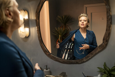 Susan Toothbrush, played by Kate McKinnon, shows off her secret supply of Philips Sonicare power toothbrushes, designed to elevate routines.