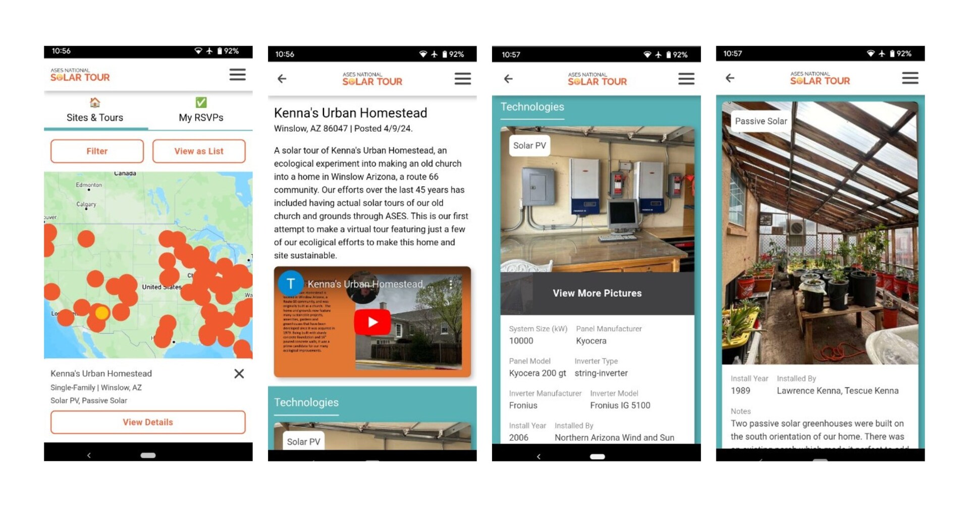 American Solar Energy Society Launches National Solar Tour App for Attendees