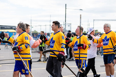 Teams Play at The Princess Margaret Road Hockey to Conquer Cancer and Raise an Event Record-breaking Fundraising Amount on Sep. 28, 2024 (CNW Group/Princess Margaret Cancer Foundation)