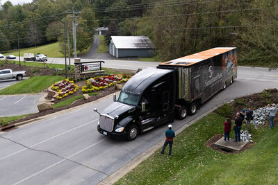 Samaritan's Purse is responding in Western North Carolina, Eastern Tennessee, Georgia, and Florida. Here, a Disaster Relief Unit arrives at Alliance Bible Fellowship in Boone, North Carolina.