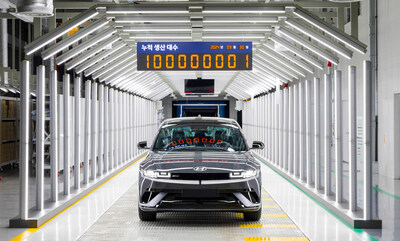 The 100 millionth and first Hyundai Motor vehicle - IONIQ 5