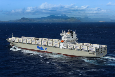 Matson ‘Aloha Class’ containership Daniel K. Inouye. (PRNewsfoto/MATSON, INC. - PR)