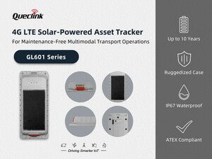 Queclink dévoile le GL601, un système de suivi des actifs alimenté par l'énergie solaire, pour un transport intermodal transparent