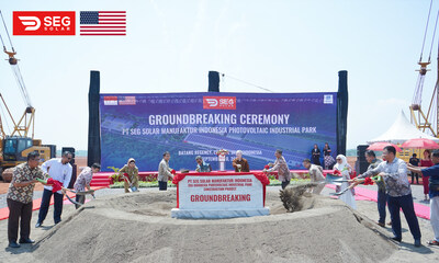 <div>SEG Solar Commences Construction on Indonesia's Largest Integrated Photovoltaic Industrial Park</div>