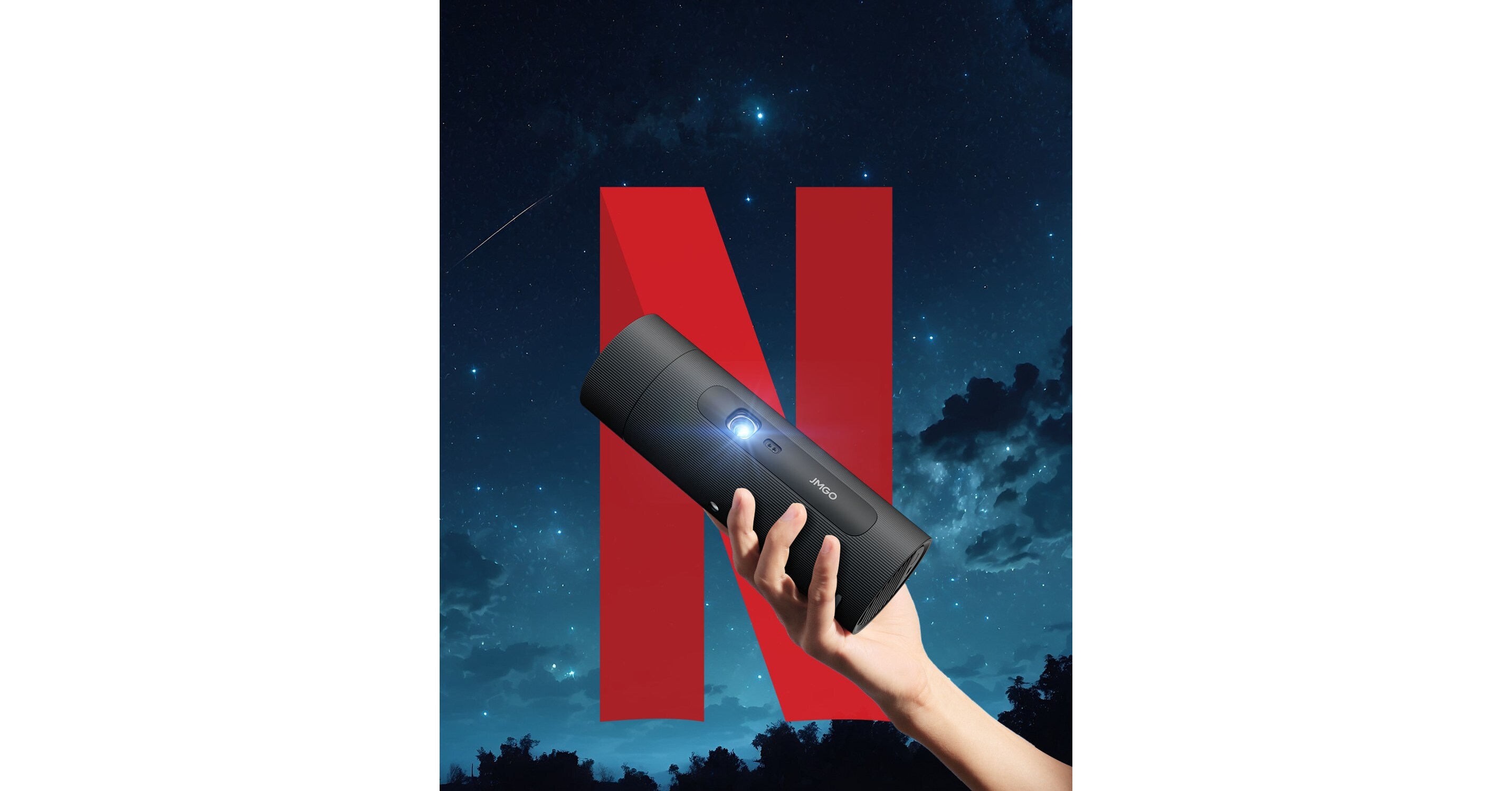JMGO lanceert de PicoFlix: Een echt draagbare projector op batterijen met FlexiSmart Intelligent