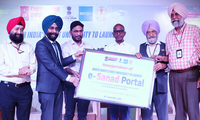 <div>Chandigarh University Becomes North India's First University to Launch MEA's e-Sanad Portal to Help Students in Hassle-Free Document Verification</div>