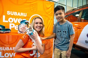 SUBARU HELPS THOUSANDS OF SHELTER PETS NATIONWIDE THROUGH $3 MILLION SUBARU LOVES PETS® INITIATIVE